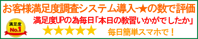 ペーパードライバー講習　満足度調査